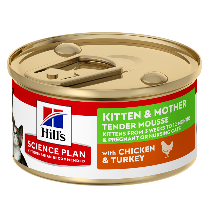 HILLS GATTO KITTEN E MOTHER MOUSSE LATTINA 85 GR