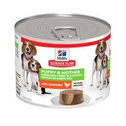 HILLS CANE PUPPY & MOTHER MOUSSE 200 GR