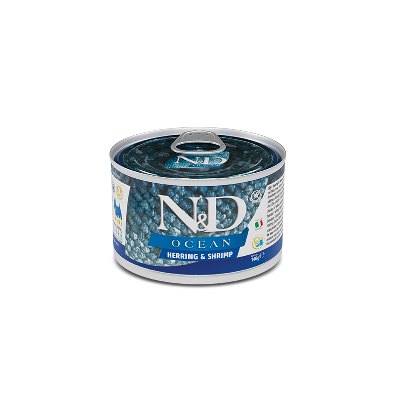 ND DOG OCEAN ARINGA E GAMBERETTI 140 GR