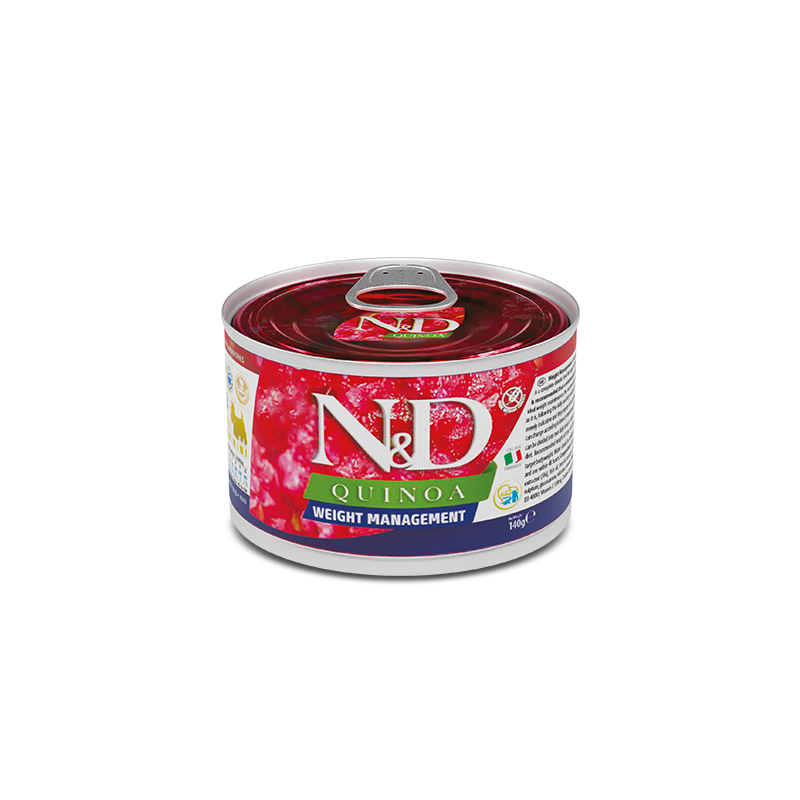 ND DOG QUINOA WEIGHT MANAGEMENT 140 GR