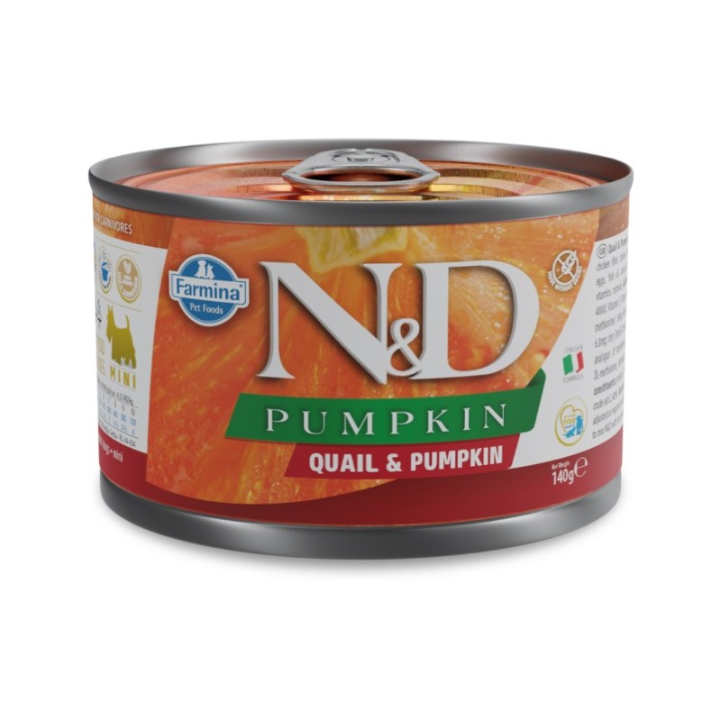 ND DOG ZUCCA E QUAGLIA 140 GR