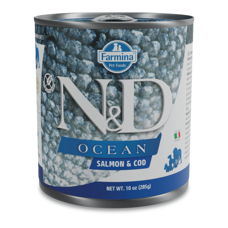 ND DOG OCEAN SALMONE E MERLUZZO 285 GR