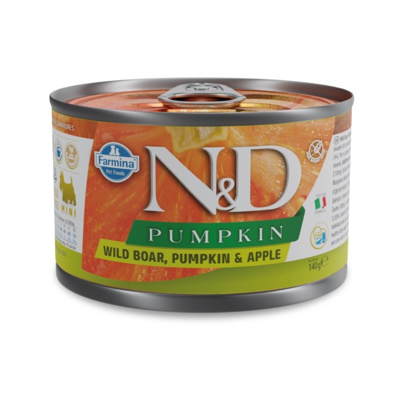 ND DOG PRIME CINGHIALE E MELA 140 GR