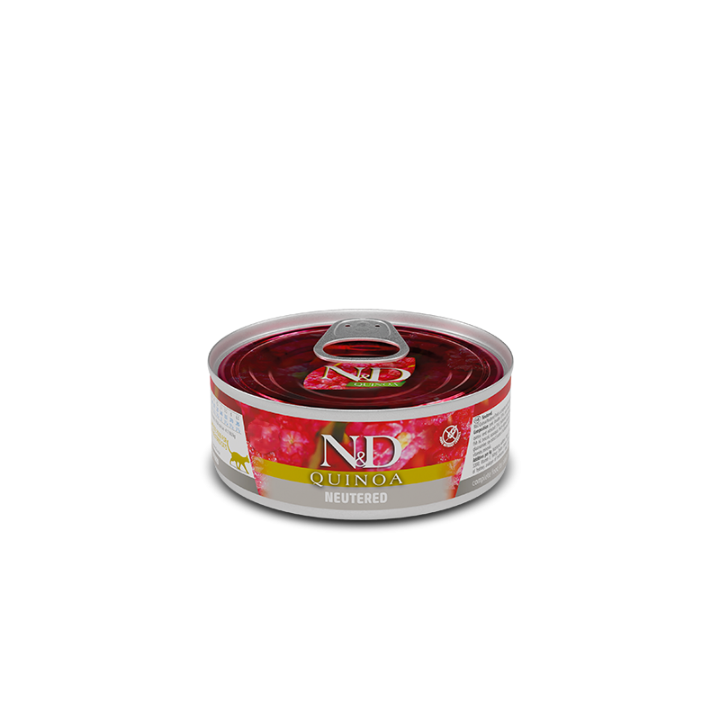 ND CAT QUINOA E MAIALE NEUTERED 80 GR