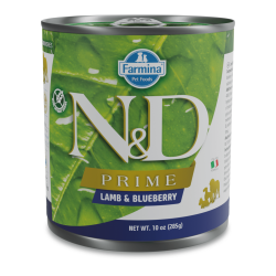 ND DOG PRIME AGNELLO E MIRTILLO 285 GR