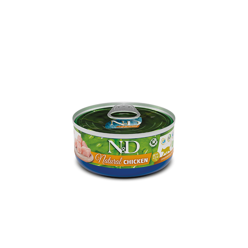 ND CAT NATURAL POLLO 70 GR