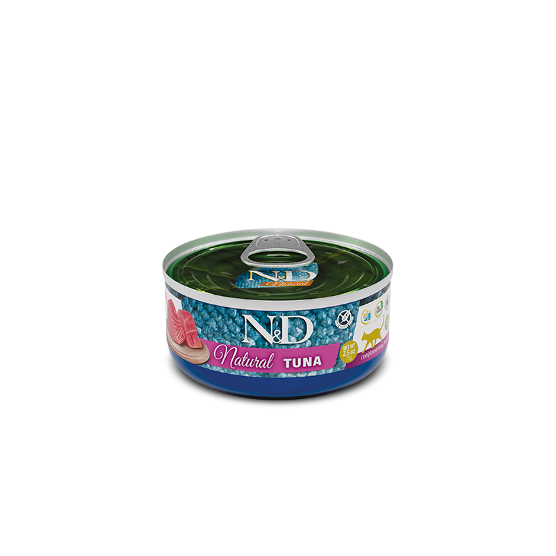 ND CAT NATURAL TONNO 70 GR