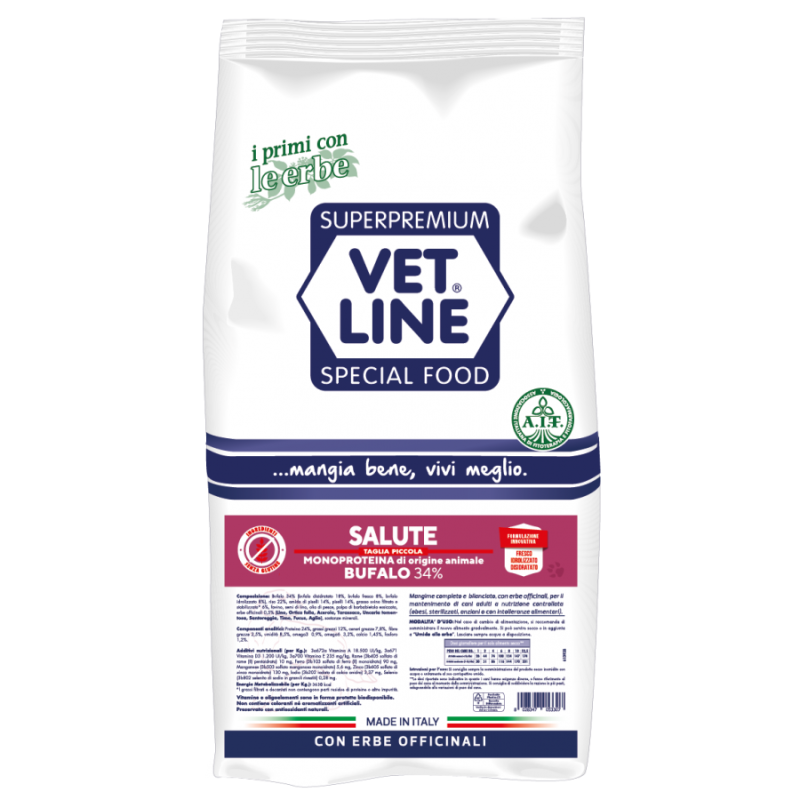 VET LINE SALUTE MINI BUFALO 3 KG