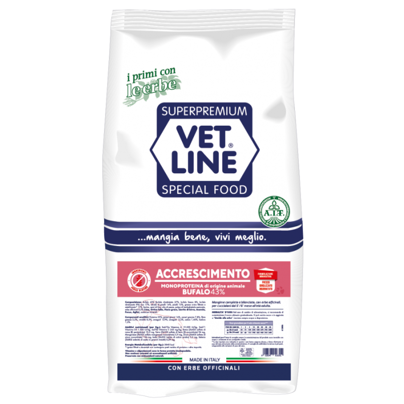 VET LINE ACCRESCIMENTO BUFALO 3 KG