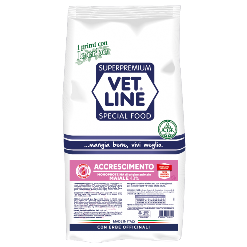 VET LINE ACCRESCIMENTO MAIALE 12,5 KG