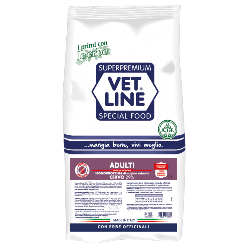 VET LINE ADULT MINI CERVO 3 KG