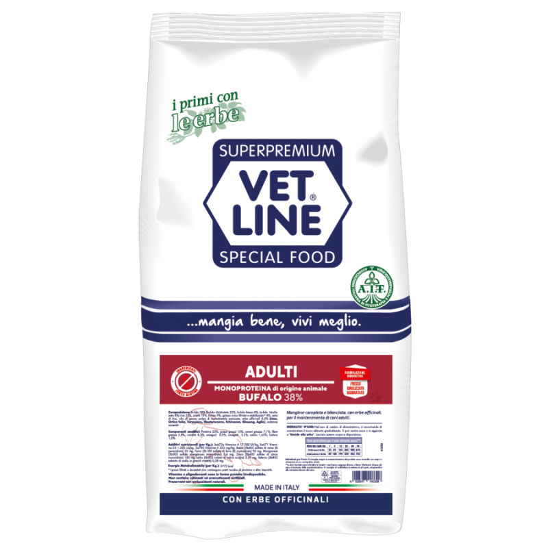 VET LINE ADULT BUFALO 3 KG