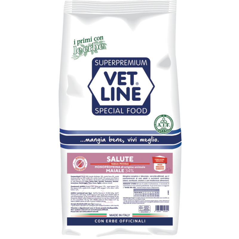 VET LINE SALUTE MINI MAIALE 3 KG