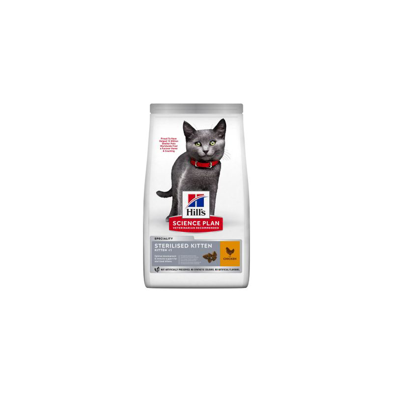 HILLS GATTO STERILIZED KITTEN POLLO 1,5 KG