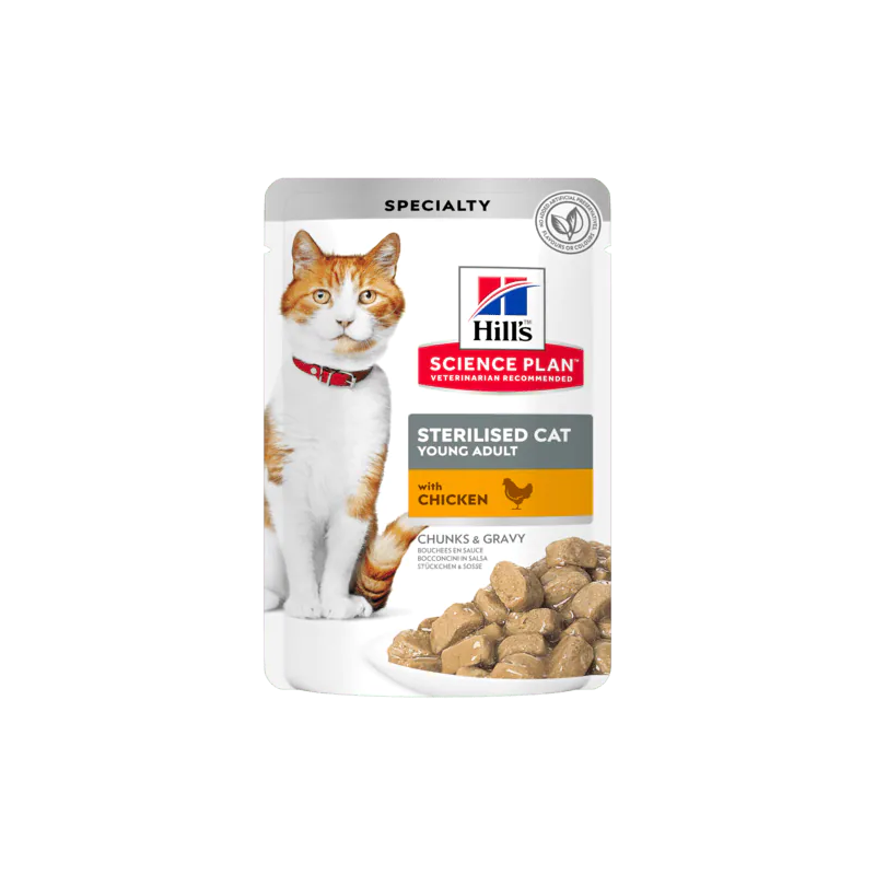 HILLS GATTO STERILIZED POLLO BUSTINA 85 GR