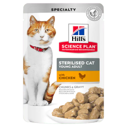 HILLS GATTO STERILIZED POLLO BUSTINA 85 GR