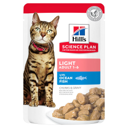 HILLS GATTO LIGHT PESCE BUSTINA 85 GR