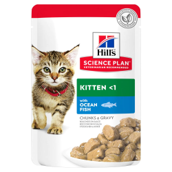 HILLS GATTO KITTEN PESCE BUSTINA 85 GR