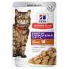 HILLS GATTO SENSITIVE STOMACH &  SKIN TACCHINO BUSTINA 85 GR