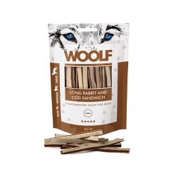 WOOLF SANDWICH DI CONIGLIO E MERLUZZO 100 GR