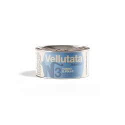 NATURAL CODE GATTO VELLUTATA TONNO E POLLO LATTINA 85 GR