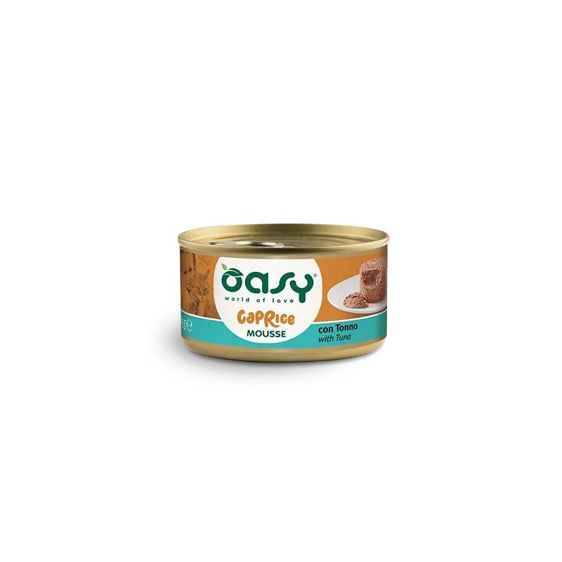 OASY CAT CAPRICE MOUSSE TONNO LATTINA 85 GR