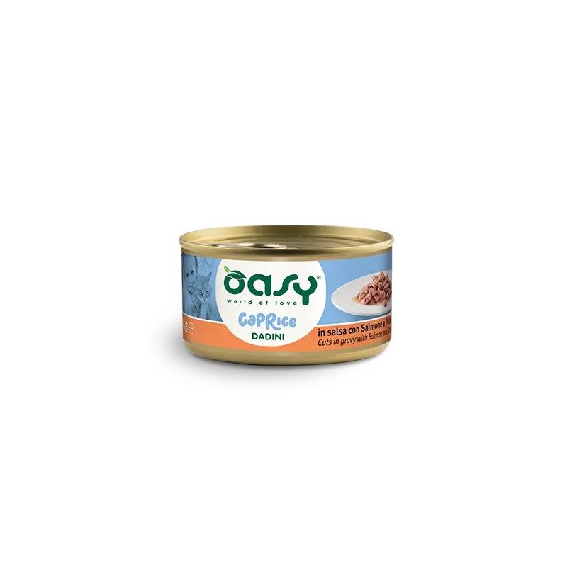 OASY CAT CAPRICE DADINI POLLO LATTINA 85 GR