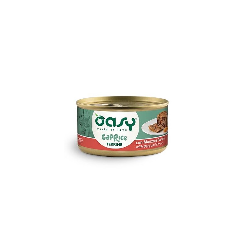 OASY CAT CAPRICE TERRINA MANZO E CAROTE LATTINA 85 GR