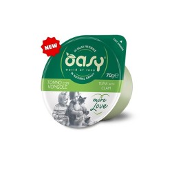 OASY CAT MORE LOVE TONNO E VONGOLE CUP 70 GR