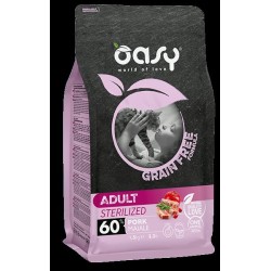 OASY CAT GRAIN FREE STERILIZED MAIALE 300 GR