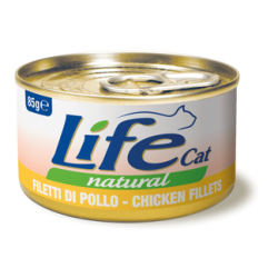 LIFE CAT FILETTO DI POLLO LATTINA 85 GR