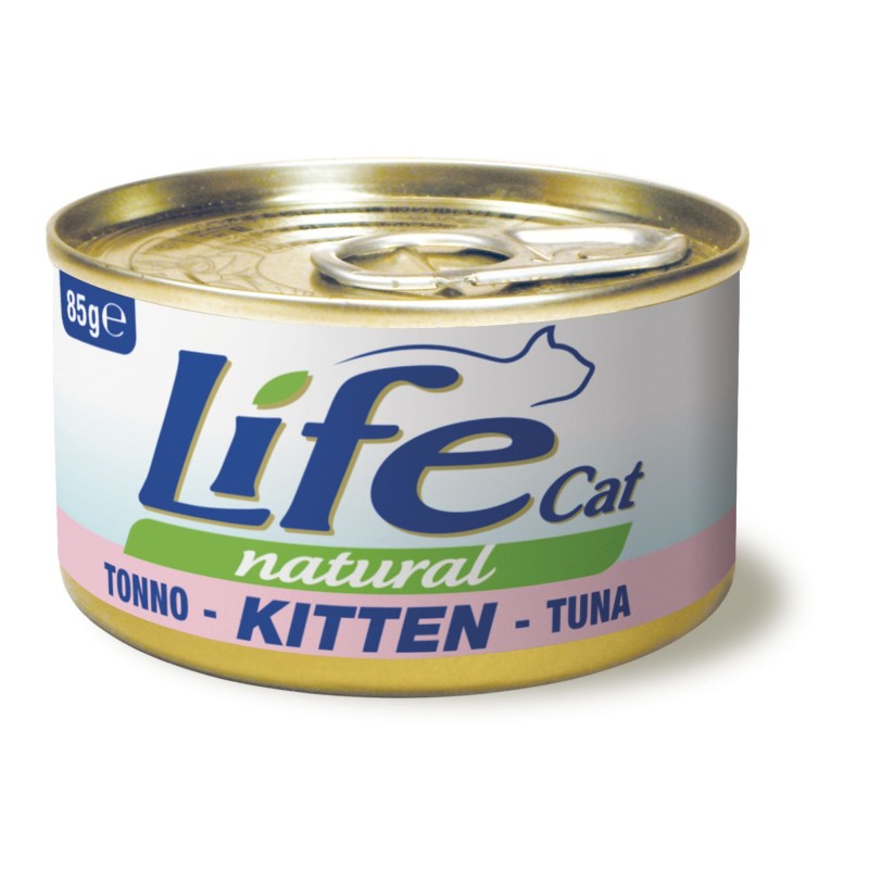LIFE CAT KITTEN TONNO LATTINA 85 GR