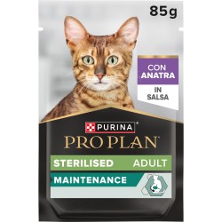 PRO PLAN CAT STERILIZED IN SALSA CON ANATRA BUSTINA 85 GR