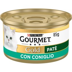 GOURMET GOLD PATÈ CONIGLIO 85 GR
