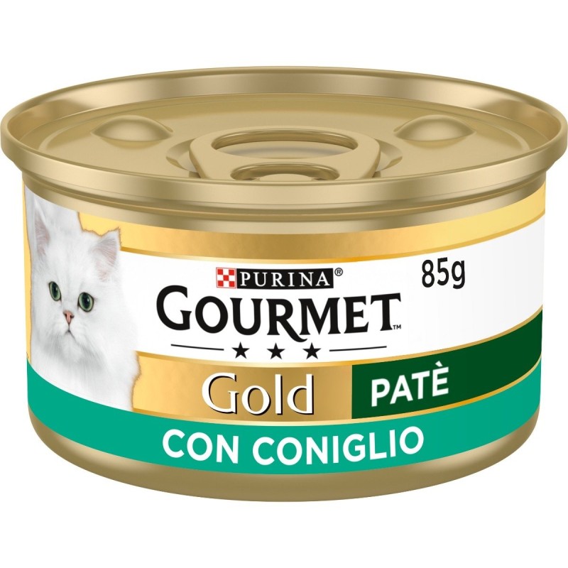 GOURMET GOLD PATÈ CONIGLIO 85 GR