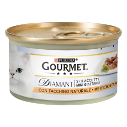 GOURMET DIAMANT SFILACCETTI TACCHINO NATURALE 85 GR