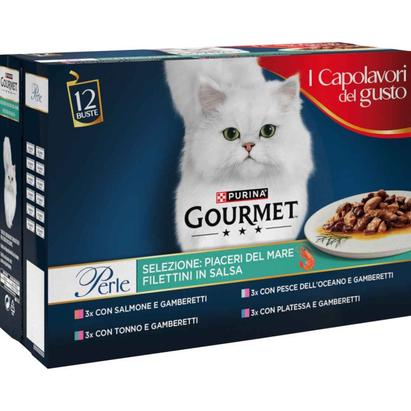 GOURMET PERLE MULTIPACK MIX IN SALSA 12 BUSTE DA 85 GR
