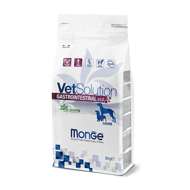MONGE DOG VET SOLUTION GASTROINTESTINAL 2 KG