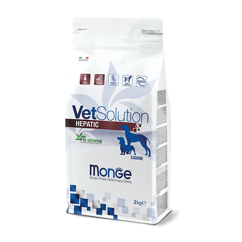MONGE DOG VET SOLUTION HEPATIC 12 KG
