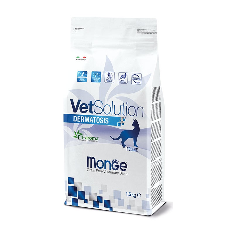 MONGE CAT VET SOLUTION DERMATOSIS 1,5 KG