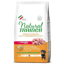TRAINER NATURAL DOG SENSITIVE ADULT MINI CONIGLIO 2 KG
