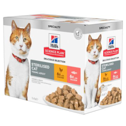 HILLS GATTO STERILIZED MIX 12 BUSTINE 85 GR