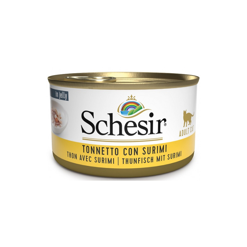 SCHESIR GATTO TONNO E SURIMI LATTINA 85 GR