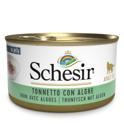 SCHESIR GATTO TONNO E ALGHE LATTINA 85 GR