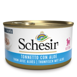 SCHESIR GATTO TONNO E ALOE LATTINA 85 GR