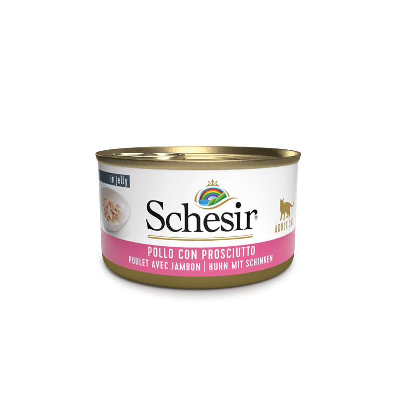 SCHESIR GATTO FILETTO POLLO E PROSCIUTTO LATTINA 85 GR