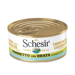 SCHESIR GATTO TONNO E ORATA LATTINA 70 GR