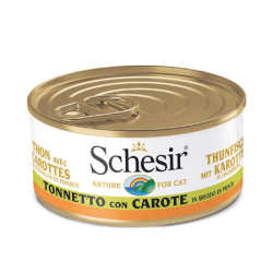 SCHESIR GATTO TONNO E CAROTE LATTINA 70 GR