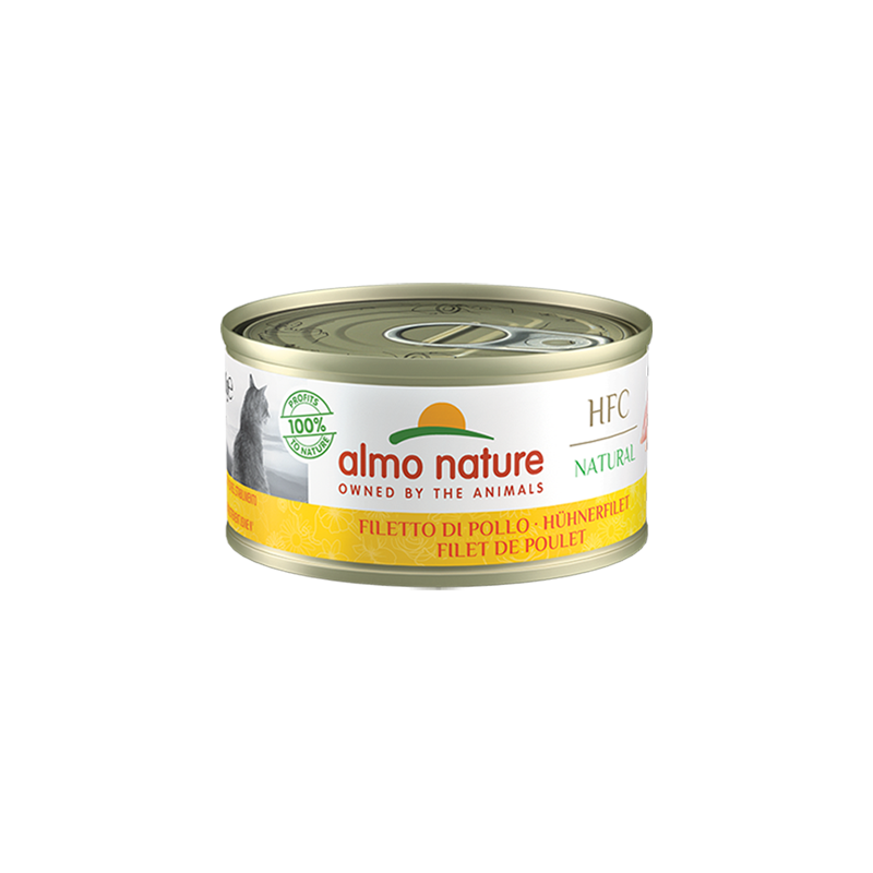 HFC CAT NATURAL FILETTO DI POLLO LATTINA 70 GR