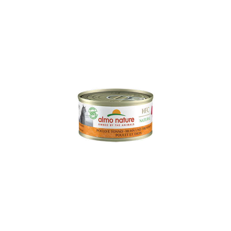 HFC CAT NATURAL POLLO E TONNO LATTINA 70 GR